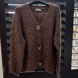 Brown Speckled Women's Sweater